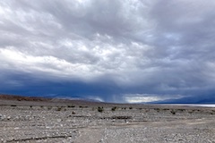 rain over the Funeral Mountains 